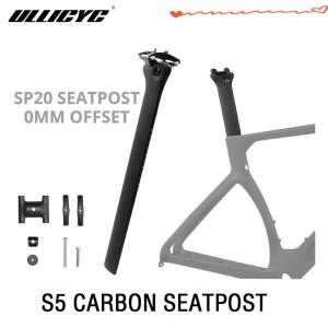 S5 프레임 SP20 카본 파이버 시트 포스트용 0 ° 오프셋 231g S-시리즈 52x10mm 400mm와 호환 가능