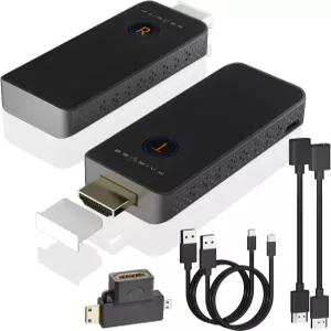 무선 HDMI 송신기 및 수신기 4K 디코딩 1080P 출력 플러그 앤 플레이 휴대용 익스텐더 키트 5.8G/2.4G