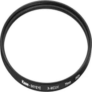 KASE Skyye 77mm 텔레 MCUV 충격 방지 강화 광학 유리 스크류 인 필터 고스팅 저반사 망원 렌즈에