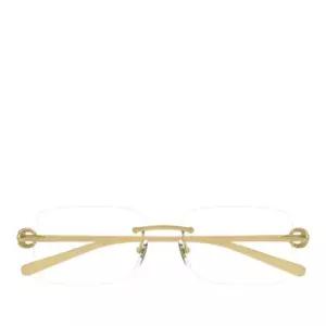 인터로킹 링 림리스 안경테 GG1703O 003 GOLD GOLD TRANSPARENT 55