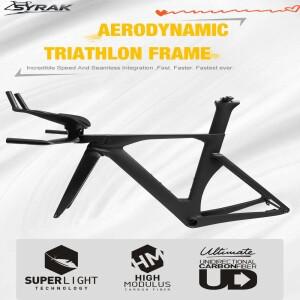 SYRAK 신형 T1100 S M L 카본 TT 자전거 프레임 에어로 트라이애슬론 고품질 디스크 브레이크 타임
