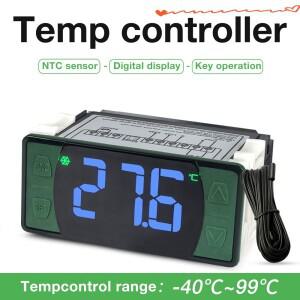 2025 512E 온도 조절기 냉장고 제상 가열 냉각 알람 기능 NTC 센서 키 조작