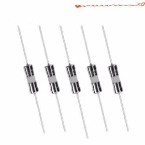 핀이 달린 고속 블로우 세라믹 퓨즈 브레이크 튜브 250V 0.5A 1A 200PCs 3.6x10mm