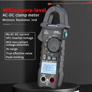 ZOYI AC-DC 소형 전류 클램프 미터 ZT-QS7 고정밀 저항 자동차 에어컨 라인 누설 감지