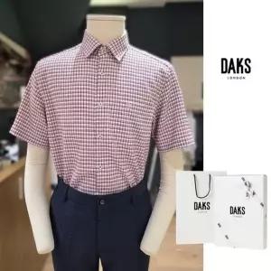 [갤러리아] 26SS 시어서커 체크 반소매 닥스셔츠 DMS3CS110RO