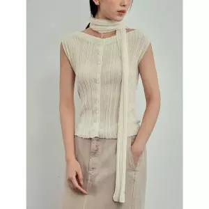 [헤레이스] 머플러SET 골지 나시 쿨니트 YMSH26SS391_P423108098