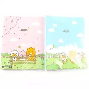 640D] 5500 카카오리틀프렌즈 40P 클리어 파일 (2개세트)