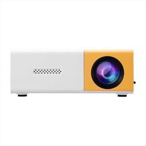 디라이트- 풀 HD 1080P 지원 휴대용 미니 프로젝터 -리모컨 포함 USB 전원 스마트폰에 이상적