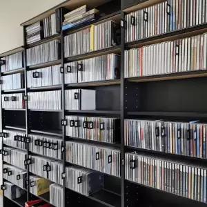 서랍장 수납장 CD/DVD/비닐 레코드 정리함 분리기 A-Z 알파벳 파일 보관 음악 앨범 사무실 가정 공간 용