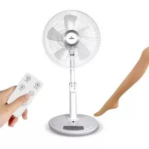 발터치 리모컨 선풍기 14형 저소음 좌우 자동회전 거실 침실 사무실 크루거