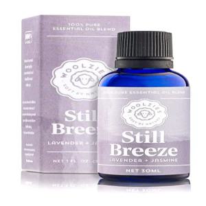 울지 100 퓨어 내추럴 스틸 브리즈 에센셜 오일 블렌드 1 Fl Oz 라벤더 재스민 테라퓨틱스 등급 울