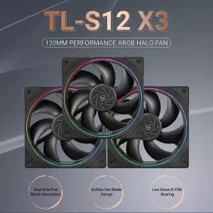 [정품] Thermalright TL-S12 CPU 팬 케이스 쿨러 120mm 3개 915683