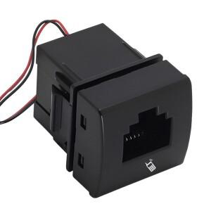 RJ45 UHF 패스 라디오 마이크 포트 소켓 와이어 케이블 토요타 랜드 크루저 프라도 라브4 하이에이스 코롤