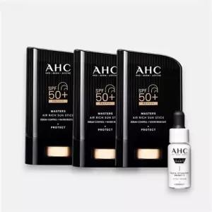 AHC 마스터즈 에어 리치 선스틱 14g 3개+(증정) 프로샷 세럼 5ml SPF50+ / PA++++