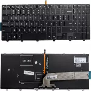 프레임이 있는 Dell Inspiron 15용 QRFAX 교체 노트북 키보드 3000 3541 3542 3543 3551 3552 3558 3593