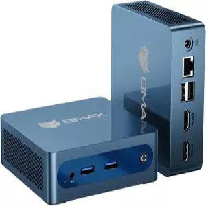 Bmax 미니 PC B1 Plus 인텔 셀러론 J3355 최대 2.5GHz 6GB RAM eMMC 지원 M.2 SSD 확장 512GB/2TB 4K 듀얼