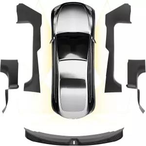 3W Tesla Model 3 히그랜드 도어 실 프로텍터 2024 2026 앞뒤 리어 범퍼 트렁크 진입 가드 엣지 TPE 맞춤형