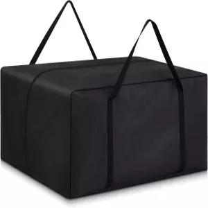 빈크림 텐트 폴스 가방 상단 커버 창문 벽 커넥터 검은색 31.5 x23.6 x15.8 손잡이가 달린 파티 휴대용 긴
