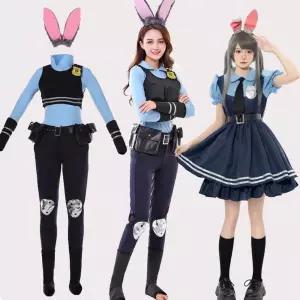 주디 토끼 코스프레 토끼경찰 경찰관 졸업사진 의상 코스튬