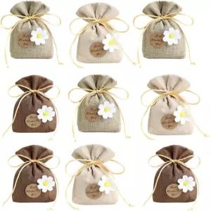 BESTOYARD 9pcs 라벤더 향 드로스트링 주머니 카드 랜덤 색상의 옷장 홈 침실 수납용 포푸리 가방용 면
