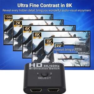 8K 60Hz HDMI 호환 스위치 분배기-L06A