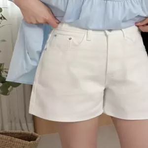 [2가지기장] 페이컬 탄탄 코튼 3부 미니 팬츠 87822 빅사이즈 여성의류