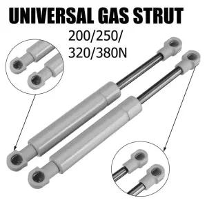2pcs 200/250/320/380N 195mm 자동차 스트럿 바 RV 침대 창 버스 캐러밴 용 스프링 후드 지원 막대 충격