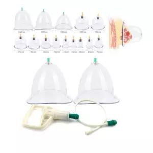 큰 크기 진공 부항 유방 및 엉덩이 확대 마사지 흡입 펌프 기계 리프팅 장치 뒤로 캔