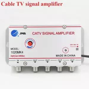 2/3/4/6/8 웨이 20DB CATV TV 안테나 신호 증폭기 부스터 분배기 8620SA2 디지털 장비 EU 플러그