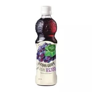 포도맛 음료 500밀리리터 20병 팩 건강한 음료수 과일 주스 대용량 세트