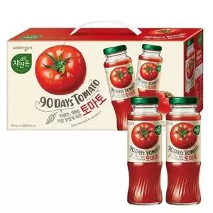 토마토 음료 180ml 12개입 착즙 주스 병음료 건강음료