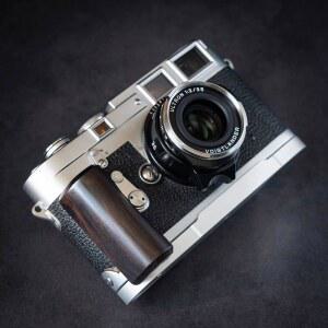 라이카 M7 M3 M6TTL MP M4 M1 M6 MA용 M2 목재 핸드 홀더 그립