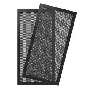 컴퓨터 쿨러 팬용 먼지 필터 마그네틱 프레임 PC 메쉬 방진 PVC 커버 12x12cm