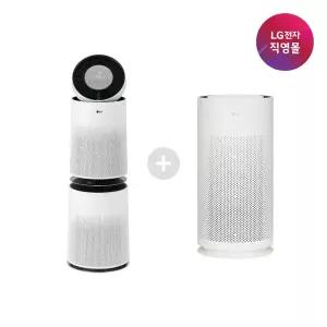 [롯데백화점]LG전자 [LG전자 직영] LG 공기청정기 세트모델 AS235DWSA+AS105GWJC