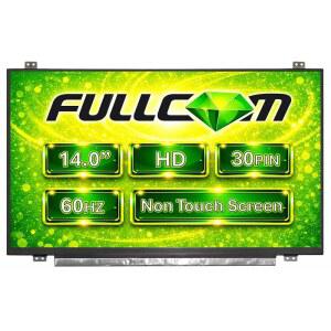FULLCOM 새로운 LCD 교체 화면 14.0인치 5480 노트북 HD Dell 30핀 NT140WHM-N41 5490 1366x768 / Latitude 무광택 디스플레이 리케이션용