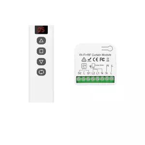 스마트 RF 커튼 스위치 롤러 셔터 블라인드 차고 제어 모듈 및 5CH 리모컨 110V 1 T
