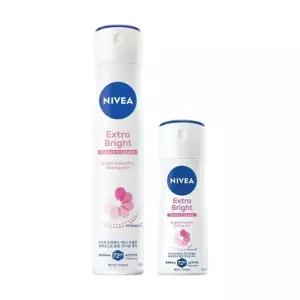 니베아 데오드란트 스프레이 엑스트라 브라이트 200ml+60ml