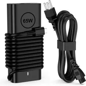 Dell Latitude 5420 5520 7420 5400 5300용 65W USB C 노트북 충전기 Chromebook 3100 3110 3400 XPS 13