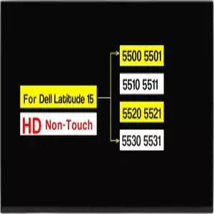 Dell Latitude 15 5500 5501 5510 5520 5521 5530 5531 P104F P108F P80F 15.6인치 비터치 LCD 디스플레이