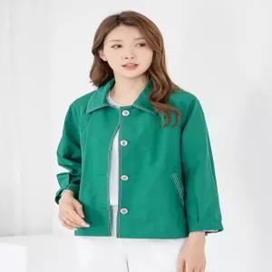 [모슬린]엄마옷 자켓 긴팔 캐주얼 A라인 604FGH165 마담중년여성빅사이즈50대60대