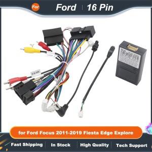 16 핀 하네스 CANBUS 디코더 박스 FORD-RZ-10/RZ-FD10/RZ-FD60 for Focus 2011-2019 Fiesta Edge Android
