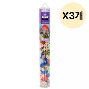 맥포머스 여아 격자 십자 블럭 인어공주 100pcs X3개