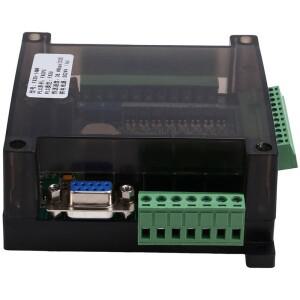 Efficientt-2X FX3U 14MR 6AD 2DA RS485 8 입력 릴레이 아날로그 (0-10V) PLC 컨트롤러 보드