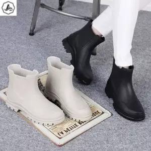 [애슬릿] 여름 부츠 발편한 첼시 숏 장마 캐주얼 통굽 장화 3cm