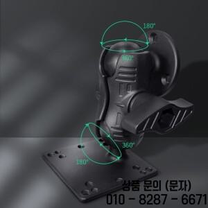 VIN 마운트 D 사이즈 알루미늄 짧은 더블 소켓 암 포크리프트 트랙터용 램 호환 가능 13cm 5.118 인치