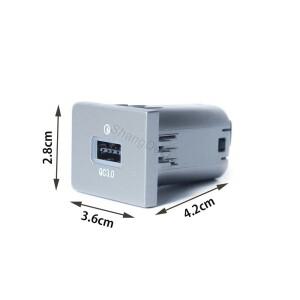 차량용 USB 충전기 PD 고속 QC3.0 포드 포커스 2 2009 액세서리 자동 어댑터 단추 12V