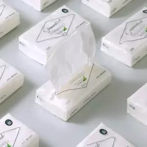 [롯데백화점]신세기유통 바스틀리 대나무 스노우 페이셜 로션티슈 리필 50매 클라우드