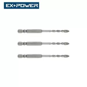 철판기리 전동날 4날 톱니 6.0mm 드릴비트 3pcs