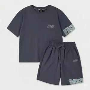 [롯데백화점]지프 드로잉 레터링 셋업 반팔 상하세트 KR2TSU268 SET