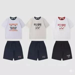 [롯데백화점]지프 베이직 베어 링거 반팔 상하 세트 KR2TSU595 SET